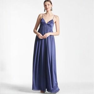 $285 NWT SACHIN & BABI Jessica Deep Cobalt Blue Gown Maxi Dress Formal Prom SZ 6
